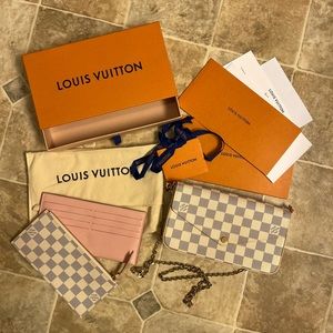 Authentic LV FÉLICIE POCHETTE. Hardly used, kept in dust bag and box